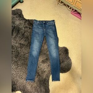 American Eagle Outfitters Dark Blue Skinny Jeans
